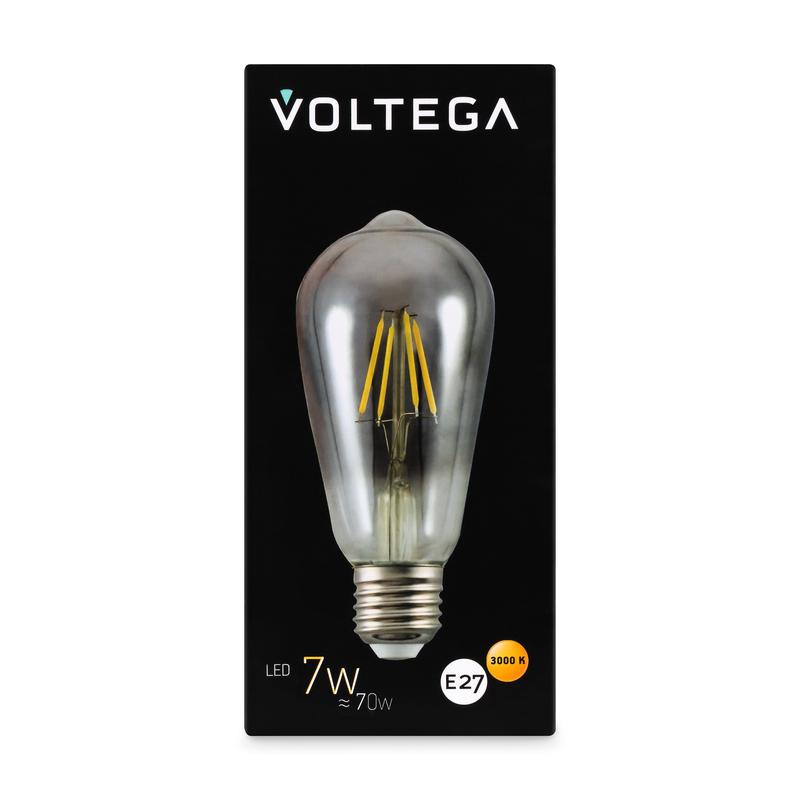 Лампа светодиодная Loft Led ST64 7Вт 3000К E27 Voltega 8513 фото в каталоге от BTSprom.by