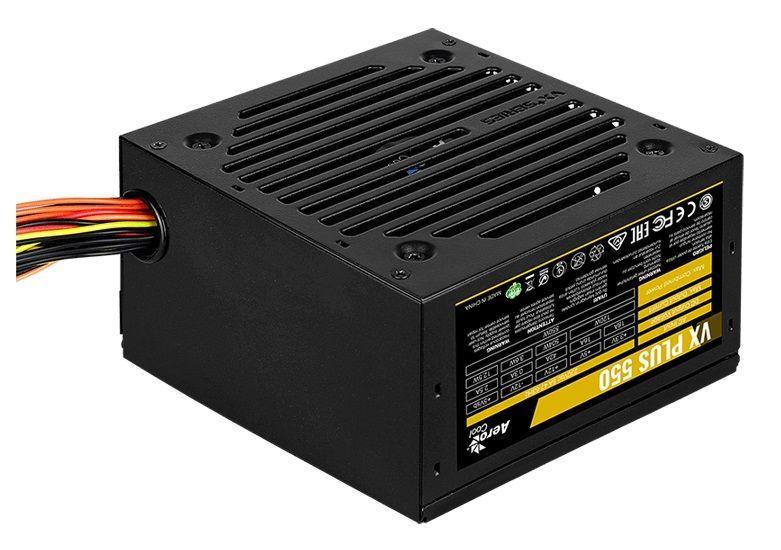 блок питания atx 550w vx plus 550w (24+4+4pin) 120мм fan 3xsata rtl aerocool 1049257 от BTSprom.by