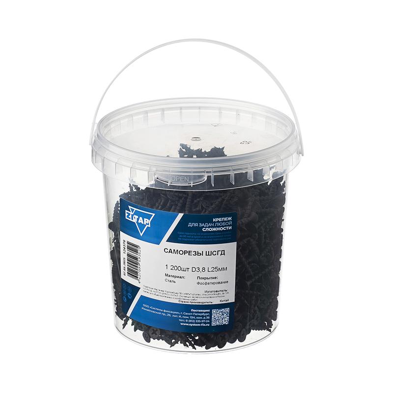 саморез шсгд 3.8х25 (уп.1200шт) tech-krep/zitar 124376 от BTSprom.by