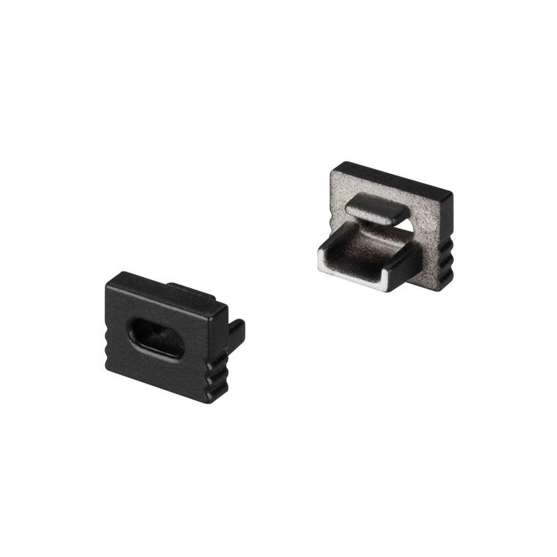 заглушка sl-mini-8-h6 black с отверстием пластик. компл из 2шт arlight 030527 от BTSprom.by