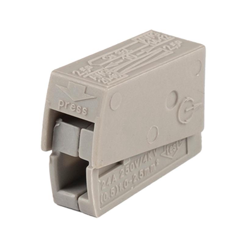 клемма монтажная для подключения светильников ptc-2p 224-101 400в 24а 0.5-2.5кв.мм jazzway 5051294 от BTSprom.by