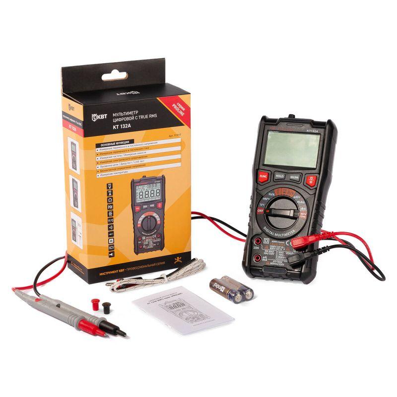  Мультиметр цифровой KT 132А PROLINE КВТ 91917 фото в каталоге от BTSprom.by