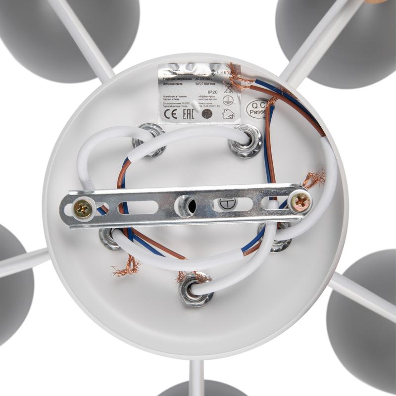  Светильник Delia 60Вт E27х5 IP20 потолочн. Freya FR5033CL-05W фото в каталоге от BTSprom.by