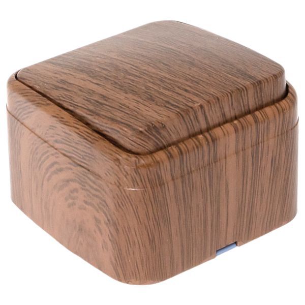  Выключатель 1-кл. 2п ОП Минск 10А IP20 темн. дерево EKF EGV10-021-40 фото в каталоге от BTSprom.by