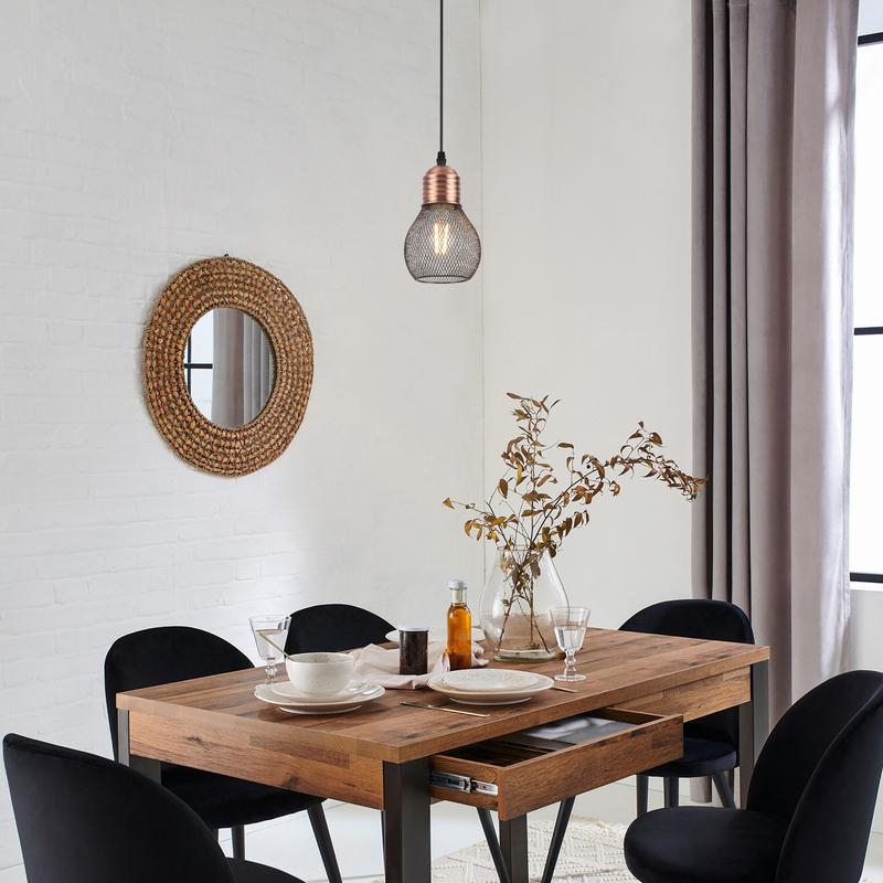  Светильник Agata 60Вт E27х1 IP20 подвесной Freya FR4011PL-01BBS фото в каталоге от BTSprom.by