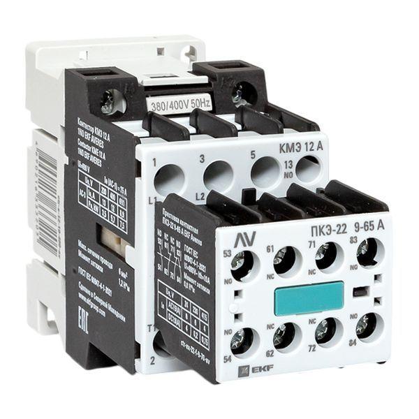 комплект кмэ 1но 12а кат. 400в 2но+2нз ас averes ekf ctr-s-12-10-400-av-22 от BTSprom.by