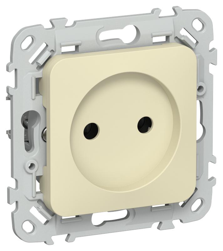 розетка сп flite рс01-1-флн 10а без заземл. без защ. шторок безвинтовое крепление механизм навахо iek fi-r10-10-1-k87 от BTSprom.by