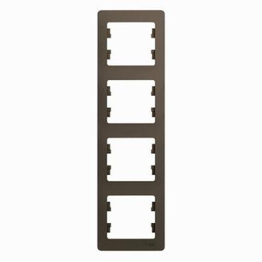 рамка 4-м glossa вертикал. шоколад se gsl000808 от BTSprom.by рамка 4-м glossa вертикал. шоколад se gsl000808 от BTSprom.by