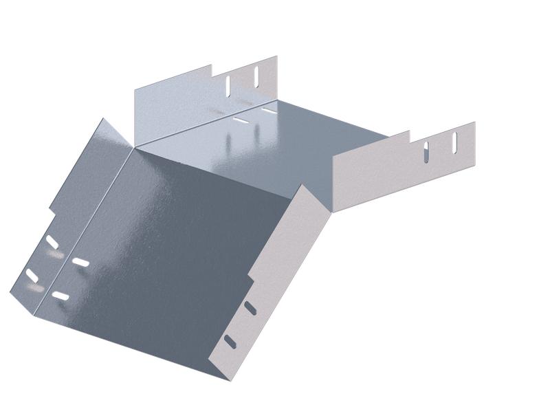 лоток монтажный угловой 45град. вниз 300х150 сталь 1.5мм лу45н.300.150.408.1.5.1 соэми н0121360745 от BTSprom.by