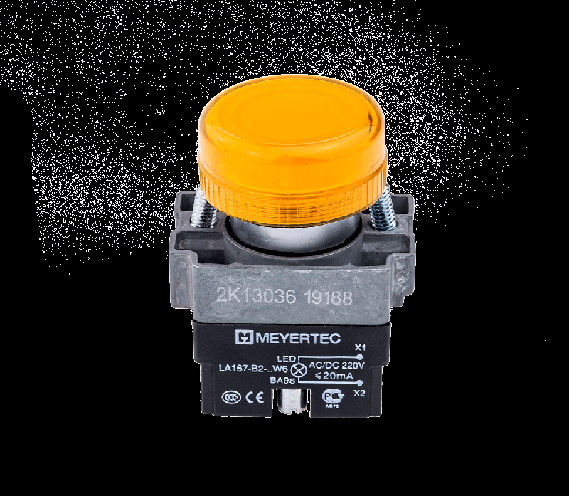 лампа сигнальная в сборе 220в ac/dc мет. mtb2-bv635 желт. овен 43357 от BTSprom.by