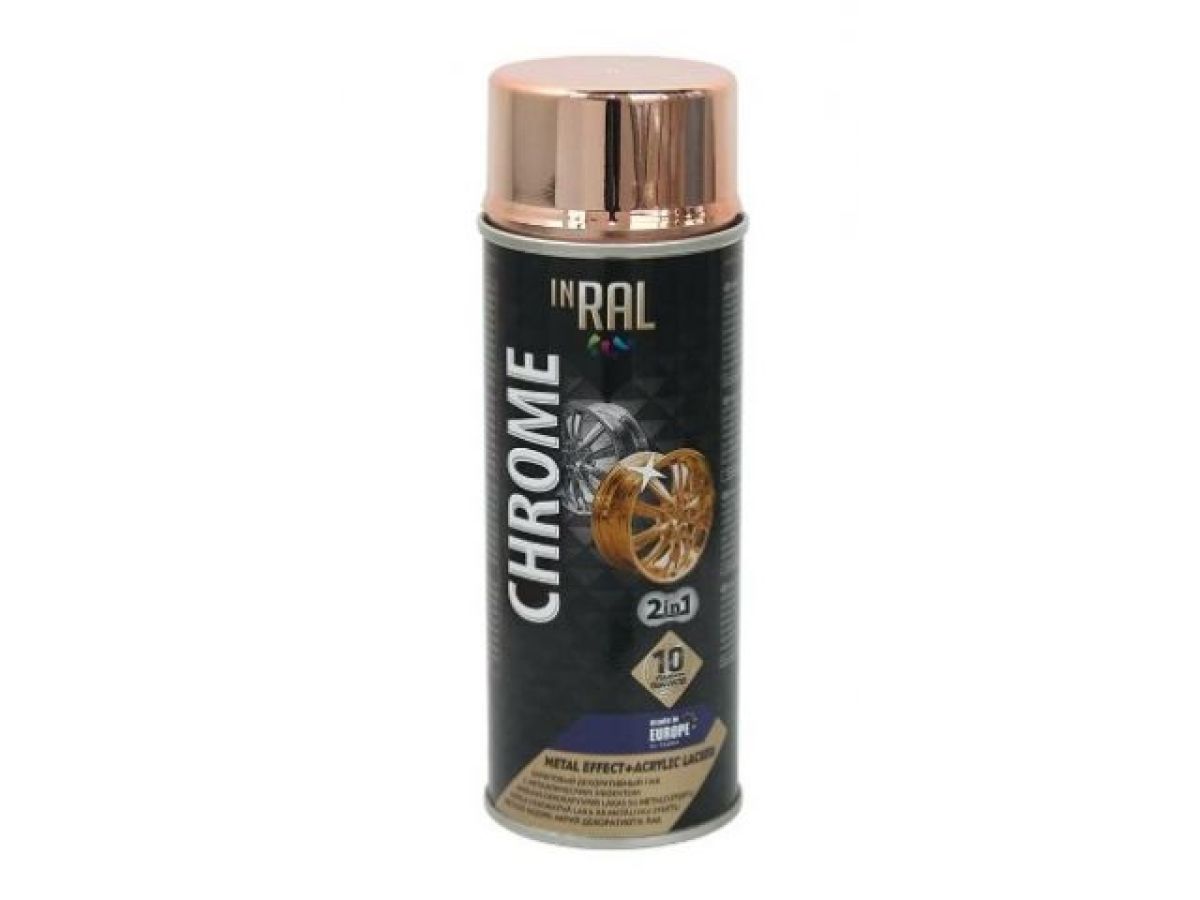 лак декоративный акриловый медный inral chrome metal effect+ 400мл 26-7-1-002 от BTSprom.by