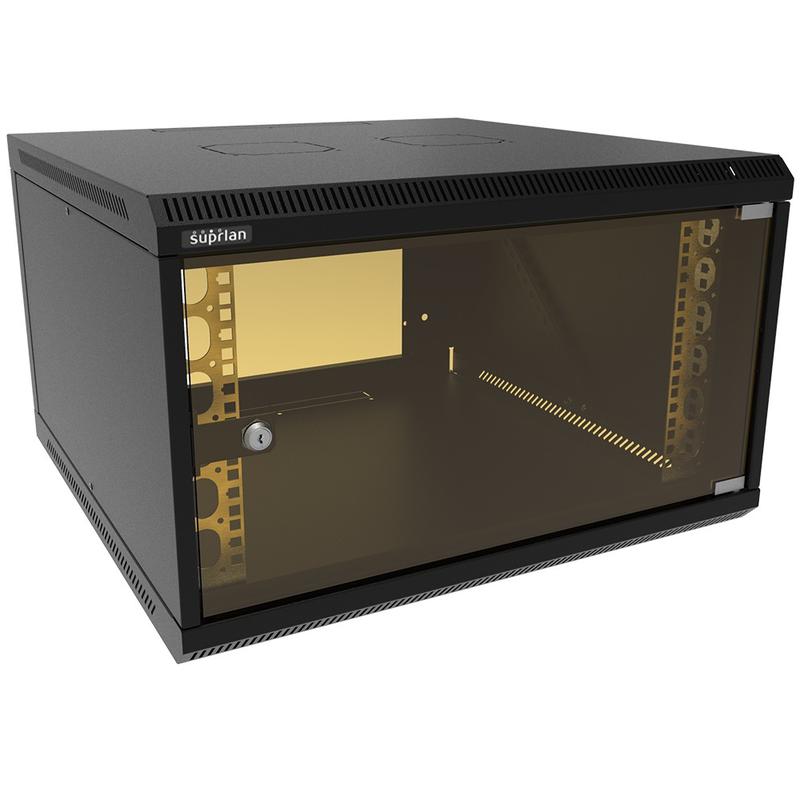 шкаф телекоммуникационный настенный твл-6u-600-600-ср-9005 suprlan 05-1066-b от BTSprom.by
