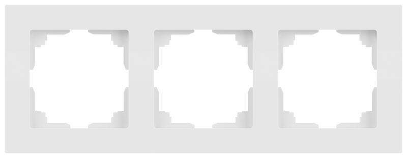 рамка 3-м сп accent 6-503-01м бел. матов. intro б0063744 от BTSprom.by