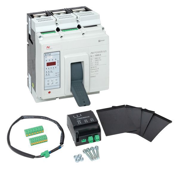  Выключатель автоматический 1000А 70кА AV POWER-5/3 ETU4.2 AVERES EKF mccb-53-1000M-4.2-av фото в каталоге от BTSprom.by