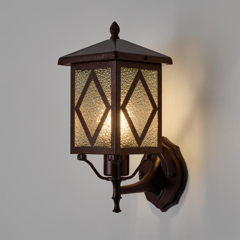  Светильник Heim 1х40Вт E27 IP44 бра настен. Voltega VGL7210WL-01BR фото в каталоге от BTSprom.by