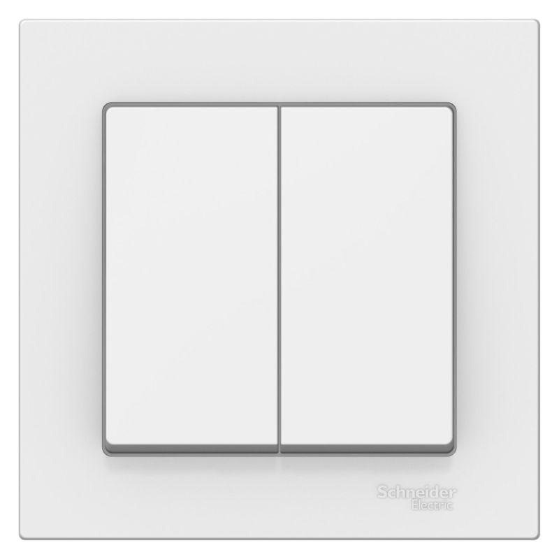  Выключатель 2-кл. AtlasDesign сх.5 10АХ в сборе лотос SE ATN001352 фото в каталоге от BTSprom.by