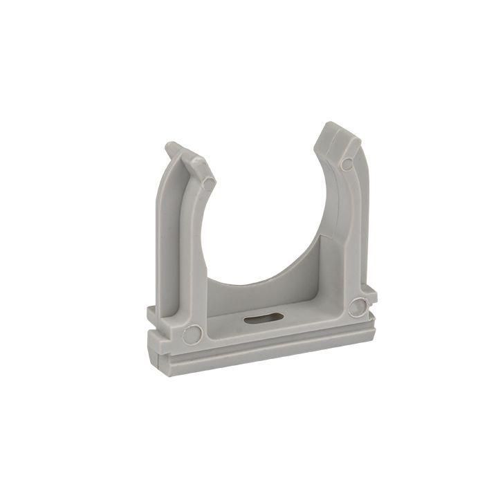 держатель для труб (клипса) d25мм сер. (уп.10шт) plast ekf derj-z-25n-r от BTSprom.by