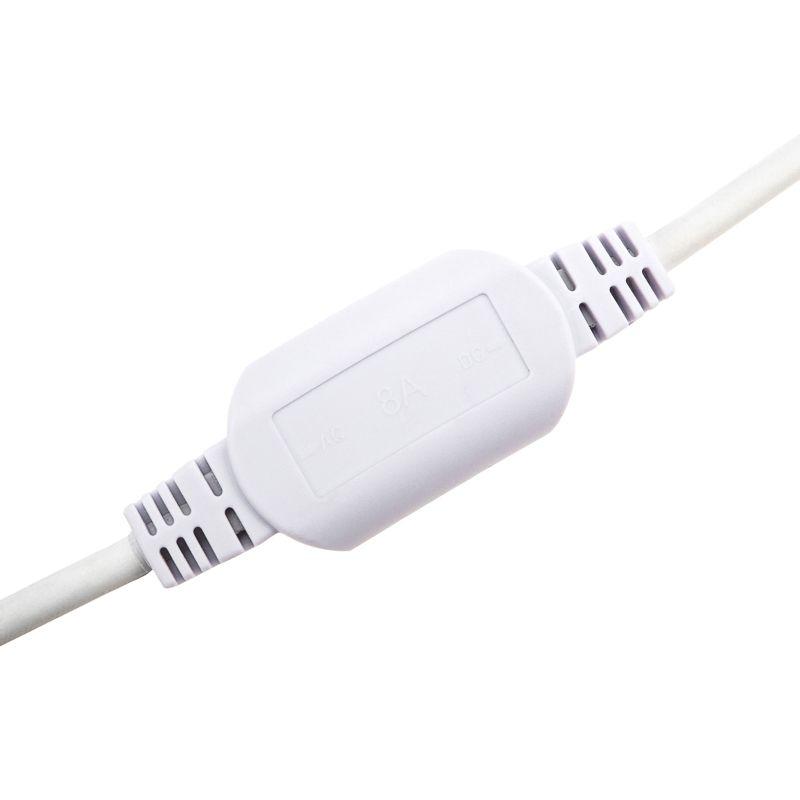  Набор установочный для Гибкого неона 16х16мм формы D (шнур питания каучук с диодным мостом и вилкой заглушка переходная муфта игла) 1.5м Neon-Night 134-501 фото в каталоге от BTSprom.by