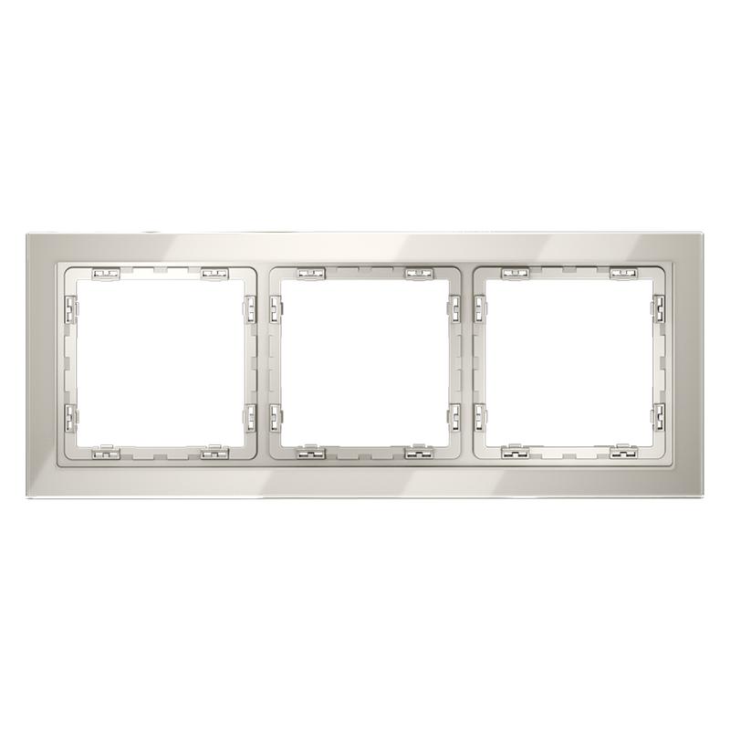 рамка 3-м s70 стеклян. кашемир voltum vls110303 от BTSprom.by