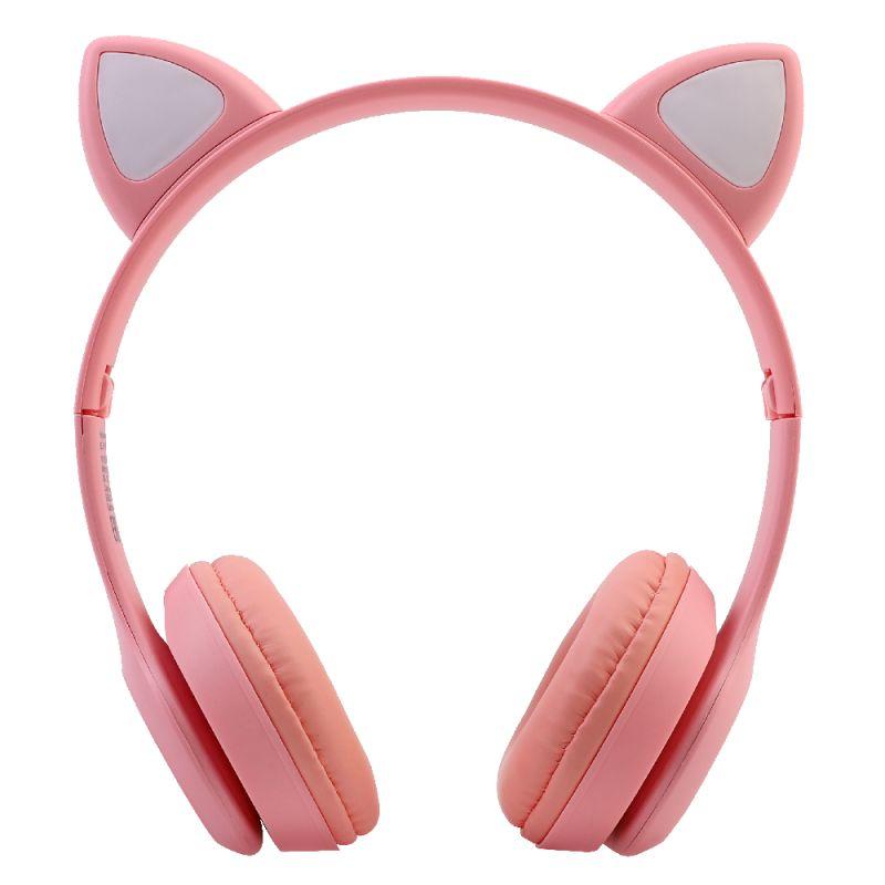  Наушники накладные беспроводные ELX-BTHP02-C14 FM MP3 микрофон ушки розов. ERGOLUX 15459 фото в каталоге от BTSprom.by