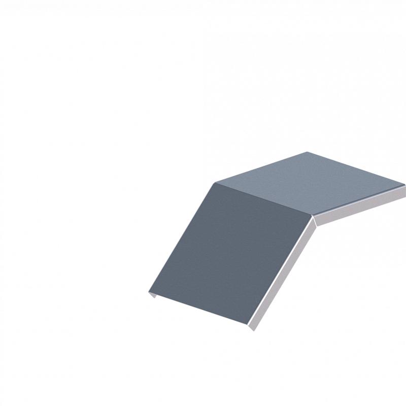 Крышка для лотка углового осн.150 сталь 1мм ЛМсК-45Н цУТ1.5 СОЭМИ Н0121460123 от BTSprom.by