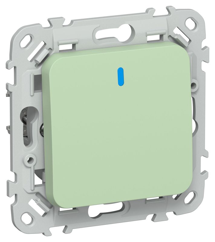выключатель проходной 1-кл. сп flite вс61-1-1-флф 10а с индикацией механизм фисташк. iek fi-v12-1-10-1-k93 от BTSprom.by