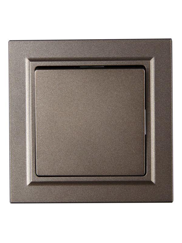  Выключатель 1-кл. СП BRITE ВСР10-1-0-БрТБ 10А в сборе бр. IEK BR-V10-0-10-K45-F фото в каталоге от BTSprom.by