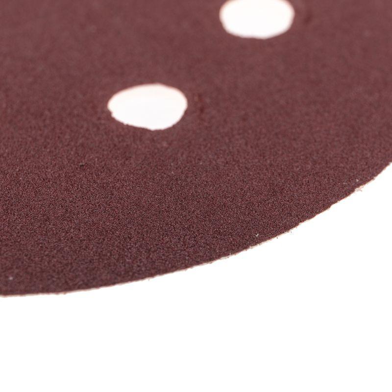  Диск абразивный на ворсовой основе на липучке перфорир. P180 125мм (уп.10шт) Kranz KR-91-1169 фото в каталоге от BTSprom.by