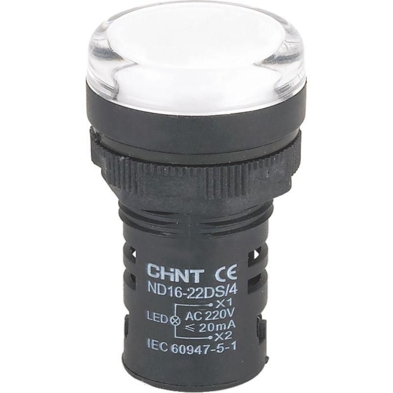 индикатор nd16-22ds/4 бел. ac 230в (r) chint 593085 от BTSprom.by