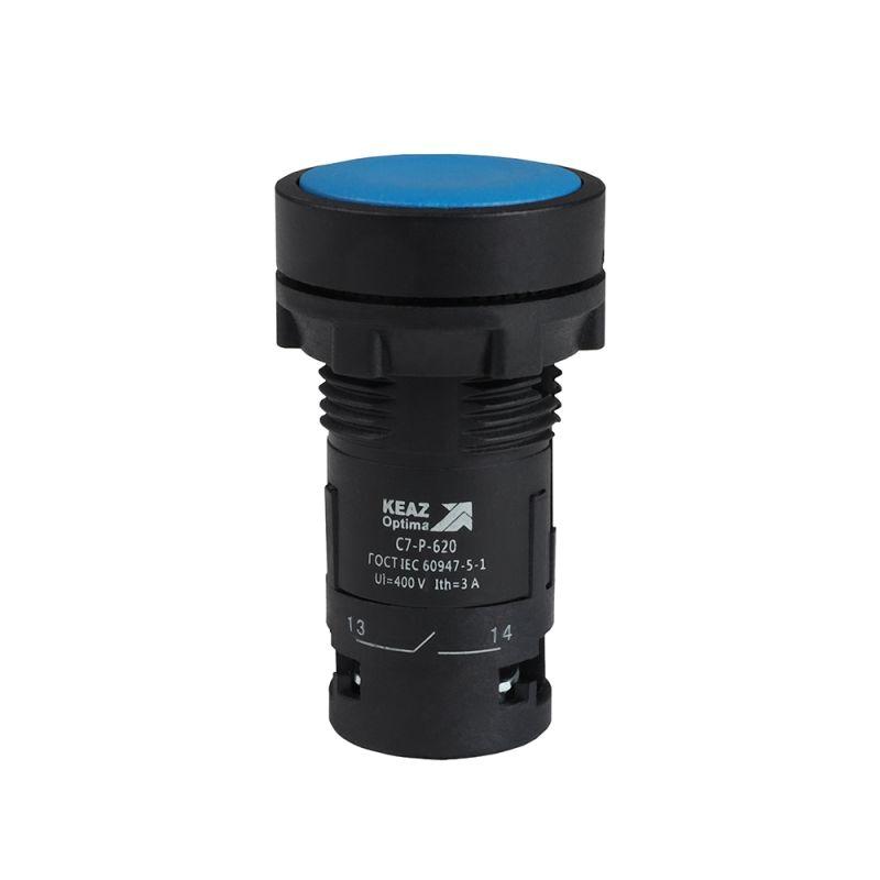 кнопка optisignal compact d22 с7-p-620 син. 2но xb7na63 кэаз 362053 от BTSprom.by