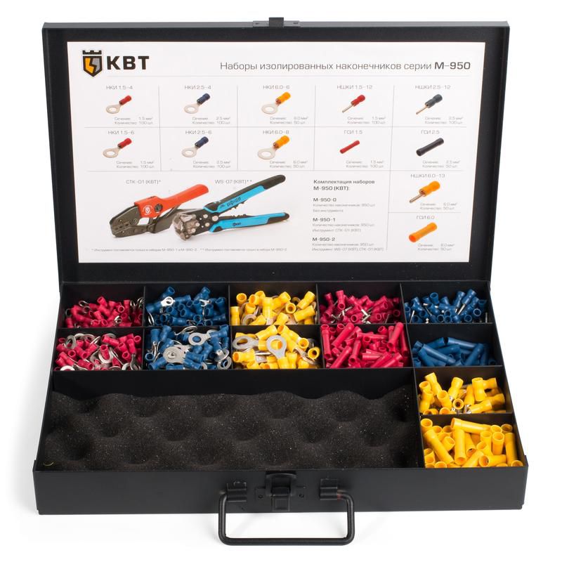 набор изолированных наконечников м-950-0 квт 75487 от BTSprom.by