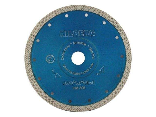 алмазный круг 200х25,4/22,23 мм по керамике сплошн.ультратонкий x-turbo hilberg от BTSprom.by