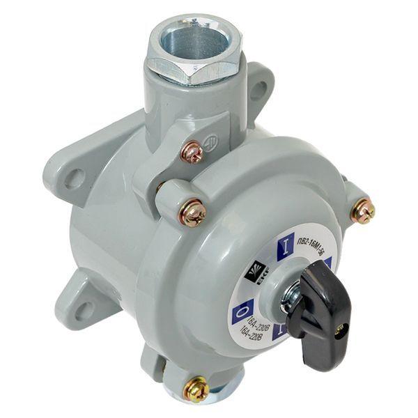  Выключатель пакетный 1-кл. 16А IP56 ПВ2-16 М1 сил. сер. EKF pv-2-16-5 фото в каталоге от BTSprom.by