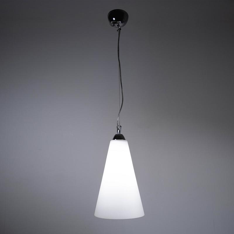  Светильник НСБ 72-60 М55 "Конус" матов. опал/трос/шнур прозр./корпус метал. (инд. упак.) Элетех 1005404111 фото в каталоге от BTSprom.by