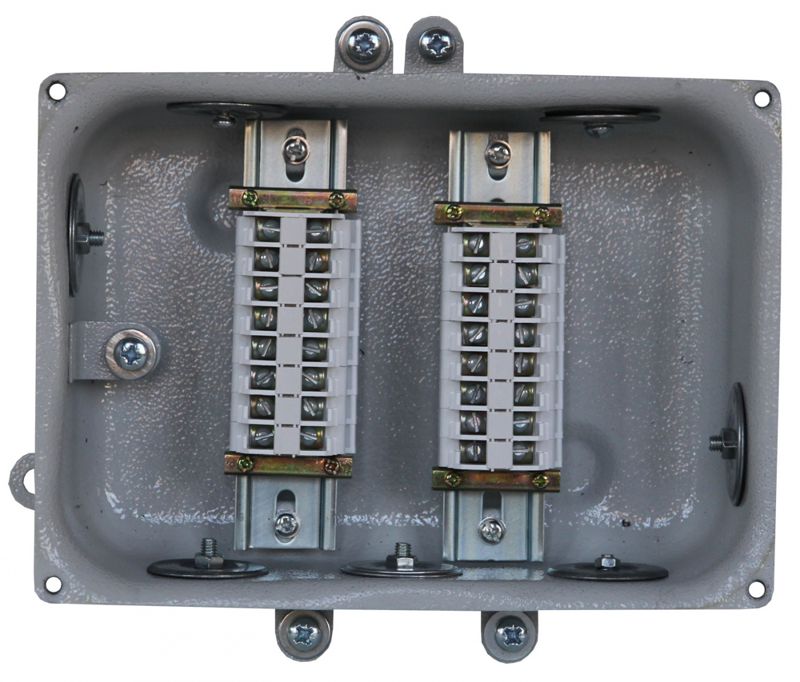 коробка клеммная кзна-16 у2 16 зажимов ip54 (заглушка резиновая "пирамидка") электротехник et006949 от BTSprom.by