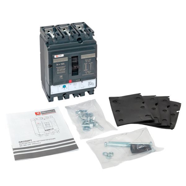  Выключатель автоматический 3п 100/16А 36кА ВА-99C Compact NS PROxima EKF mccb99C-100-16 фото в каталоге от BTSprom.by