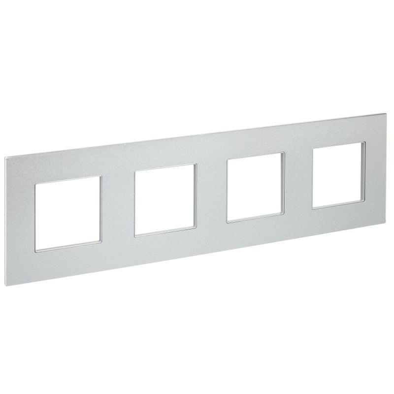 рамка 4-м skandy sk-f34s металл серебр. iek sk-m42-m-k23 от BTSprom.by