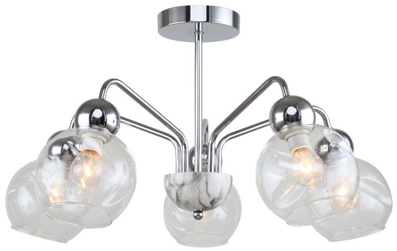 люстра dena 3147-305 5хe14 40вт модерн rivoli б0055515 от BTSprom.by