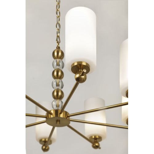  Люстра Antonella 3181-310 40Вт 8хE27 модерн Rivoli Б0068071 фото в каталоге от BTSprom.by