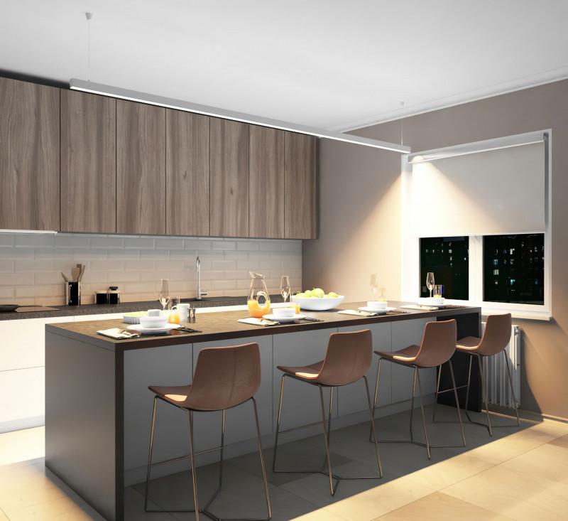  Светильник 72Вт 3000К 3000мм линейный бел. DENKIRS 623328 фото в каталоге от BTSprom.by