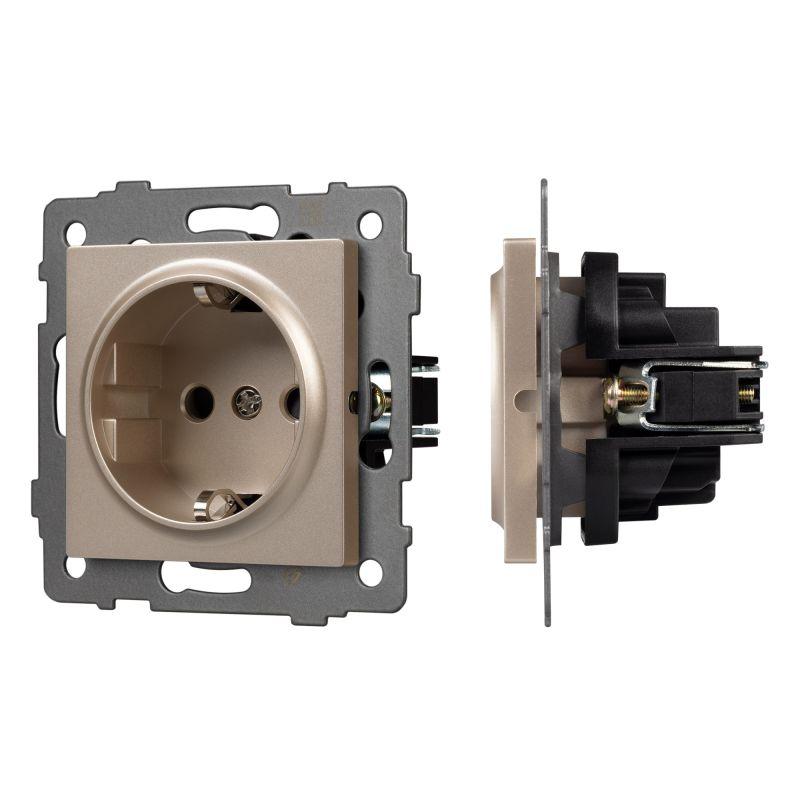 розетка электрическая sct-meu1-pl-gd-v 16а 250в механизм arlight 049817 от BTSprom.by