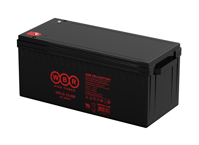 аккумулятор гелевый 12в 200а.ч gplg12-200 wbr от BTSprom.by