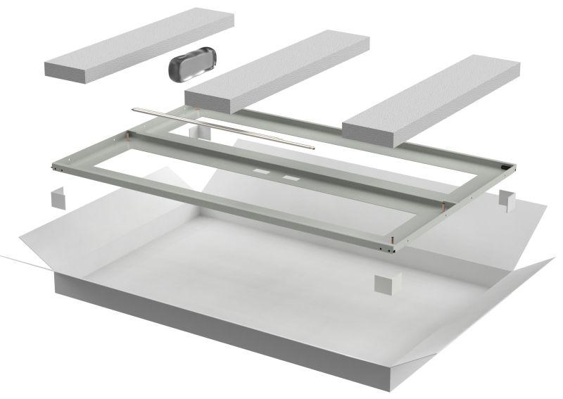 дверь двустворчатая для шкафа linea n 42u 800мм перфорир. сер. itk ln35-42u8x-d2p от BTSprom.by