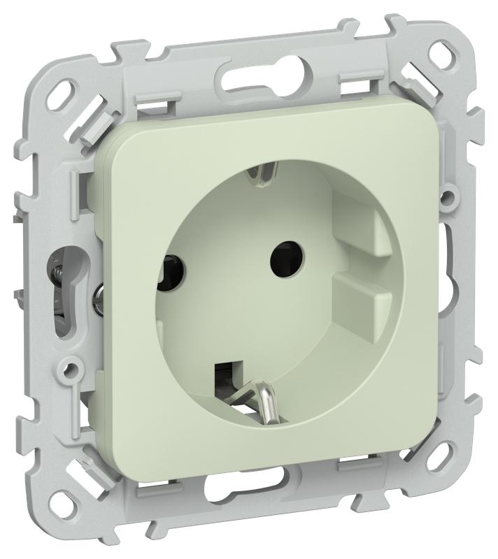 розетка сп flite рсш11-1-флп 16а с заземл. с защ. шторками безвинтовое крепление механизм панг iek fi-r14-16-1-k92 от BTSprom.by