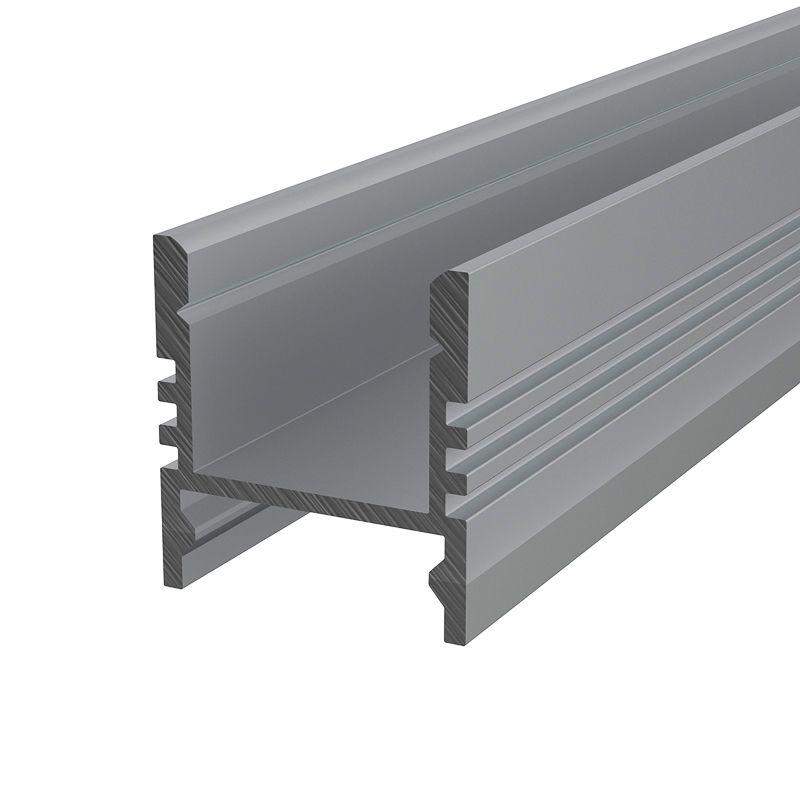  Профиль накладной алюминиевый 1617-S-2 2м Rexant 146-203 фото в каталоге от BTSprom.by