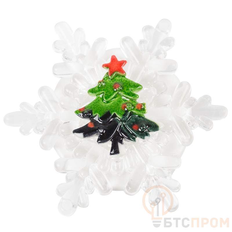  Елочка на снежинке 5,5х5,5 см фото в каталоге от BTSprom.by