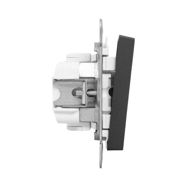  Выключатель перекрестный 1-кл. СП Эпика механизм черн. EKF UP1-SWB-12 фото в каталоге от BTSprom.by