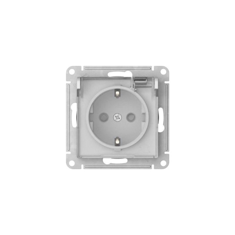  Розетка AtlasDesign Aqua 16А IP44 с заземл. защ. шторки с прозр. крышкой быстрозажим. клем. механизм бел. SE ATN440146S фото в каталоге от BTSprom.by