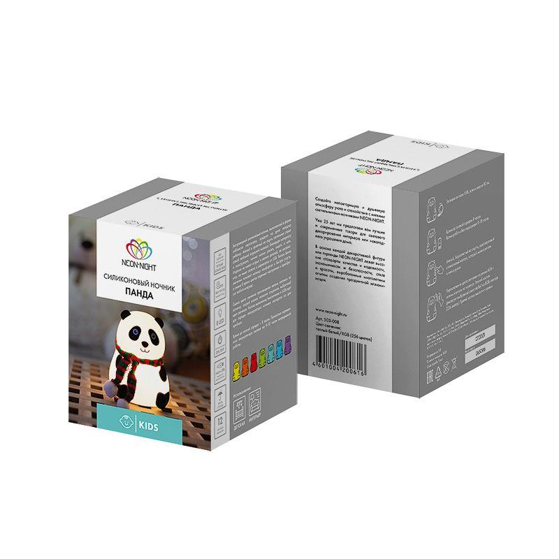  Ночник силиконовый "Панда" Neon-Night 503-008 фото в каталоге от BTSprom.by