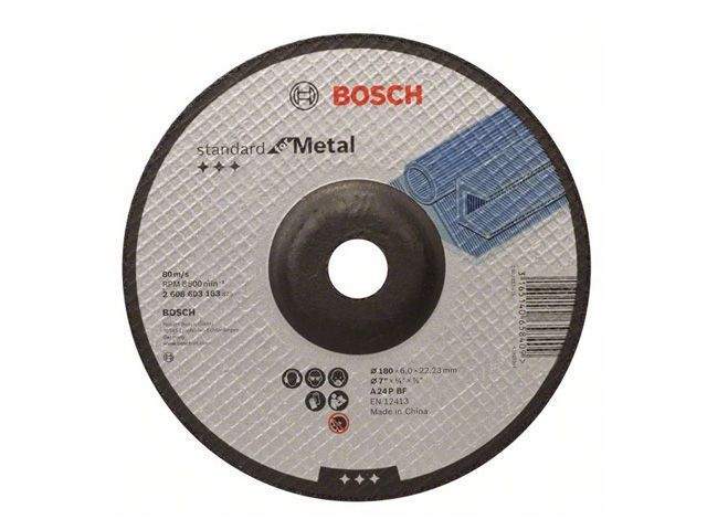 круг обдирочный 180х6x22.2 мм для металла standart bosch от BTSprom.by